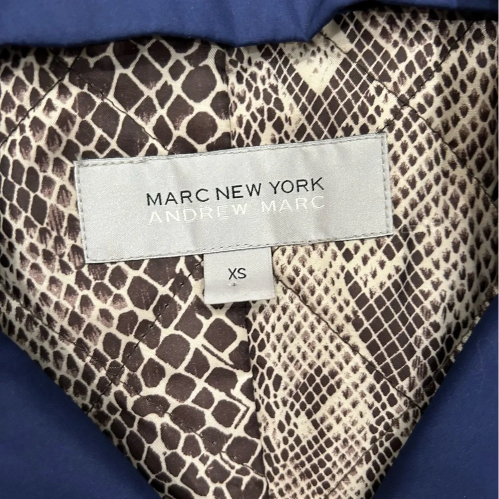 NWOT Marc New York Andrew Marc Lined Trench Coat - Picture 3 of 14